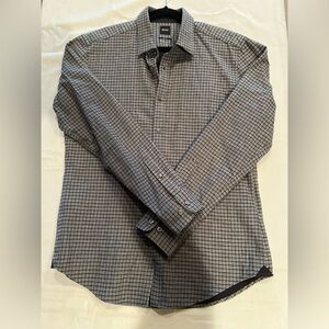 Hugo Boss slim fit flannel shirt